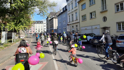 Kinder, Radfahren, Bonn, Innenstadt